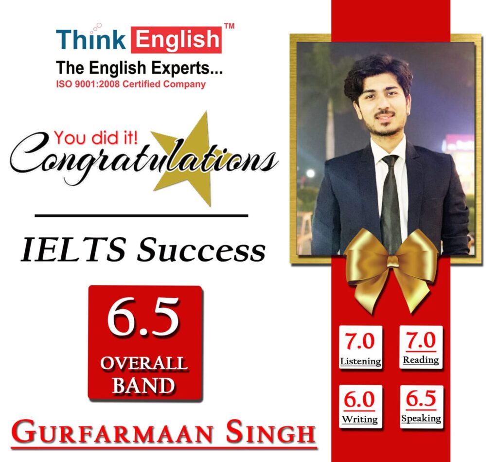 IELTS Score Gurfarmaan Singh
